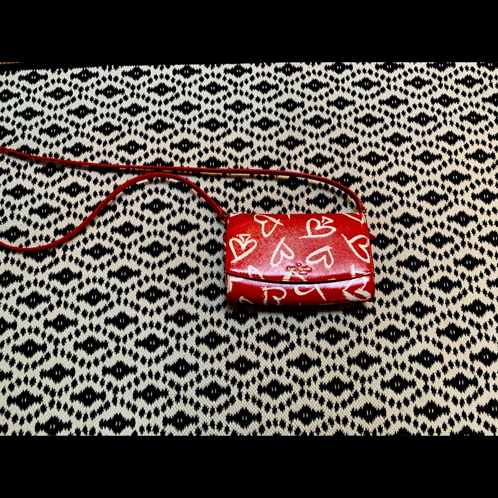 NWOT Kate Spade Laurel Way Addison Hearts Crossbody
